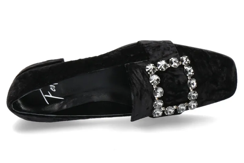 Damen Roberto Festa Slipper FELISA OPERA NERO