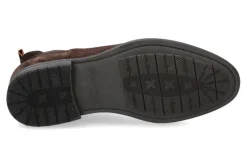 Herren Santoni Chelsea Boots VELOURS MORO- dunkelbraun