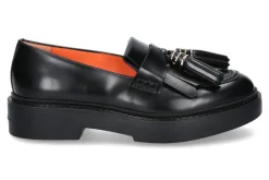 Damen Santoni Damen- Loafer TASSEL NERO- schwarz