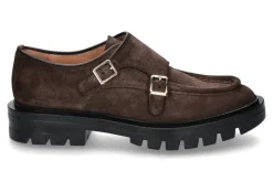 Damen Santoni Damen- Monk FEINT VELOURSLEDER- dark brown/dunkelbraun