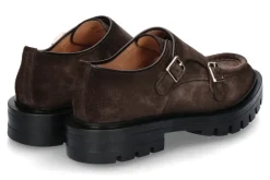 Damen Santoni Damen- Monk FEINT VELOURSLEDER- dark brown/dunkelbraun