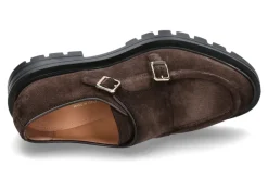 Damen Santoni Damen- Monk FEINT VELOURSLEDER- dark brown/dunkelbraun
