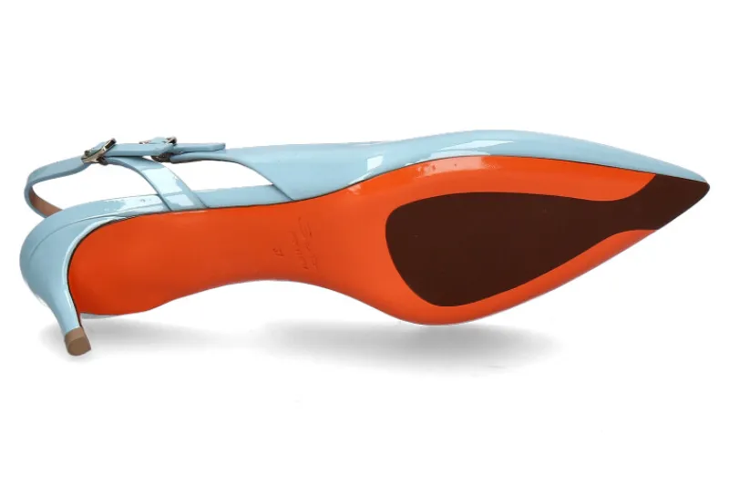 Damen Santoni Damen- Slingpumps AUDREY45- light blue/hellblau