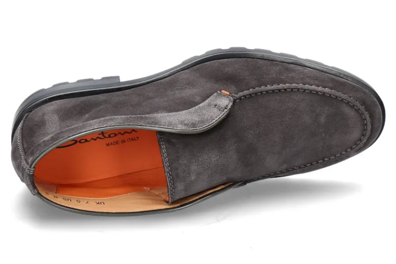 Herren Santoni Herren- Boots ROCK WILDLEDER- grey/dunkelgrau