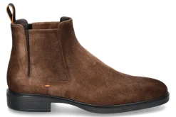 Herren Santoni Herren- Chelsea Boot EASY WILDLEDER- brown/braun