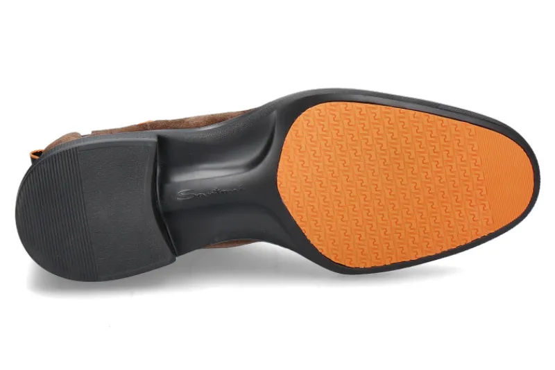 Herren Santoni Herren- Chelsea Boot EASY WILDLEDER- brown/braun