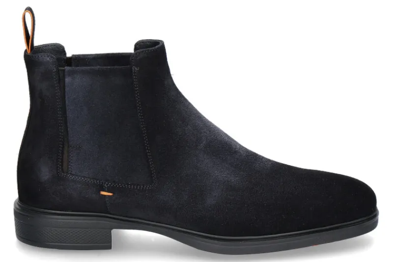 Herren Santoni Herren- Chelsea Boot EASY WILDLEDER- blue/dunkelblau