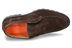 Herren Santoni Herren Desert- Boots MORO CAMOSCIO- dunkelbraun