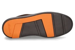 Herren Santoni Herren- Slip- On VELOUR- dark brown/dunkelbraun