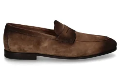 Herren Santoni Herren- Slipper CARLOS- brown/braun