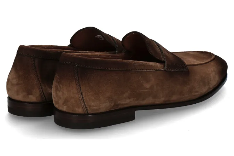 Herren Santoni Herren- Slipper CARLOS- brown/braun