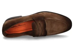Herren Santoni Herren- Slipper CARLOS- brown/braun