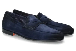 Herren Santoni Herren- Slipper CARLOS- blue/dunkelblau