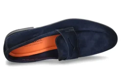 Herren Santoni Herren- Slipper CARLOS- blue/dunkelblau