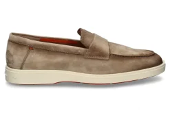 Herren Santoni Herren- Slipper REVOLVE- brown/hellbraun
