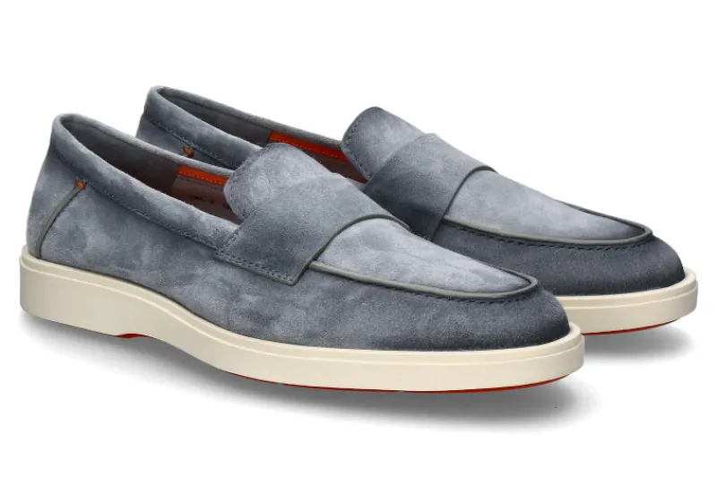 Herren Santoni Herren- Slipper REVOLVE- grey/grau