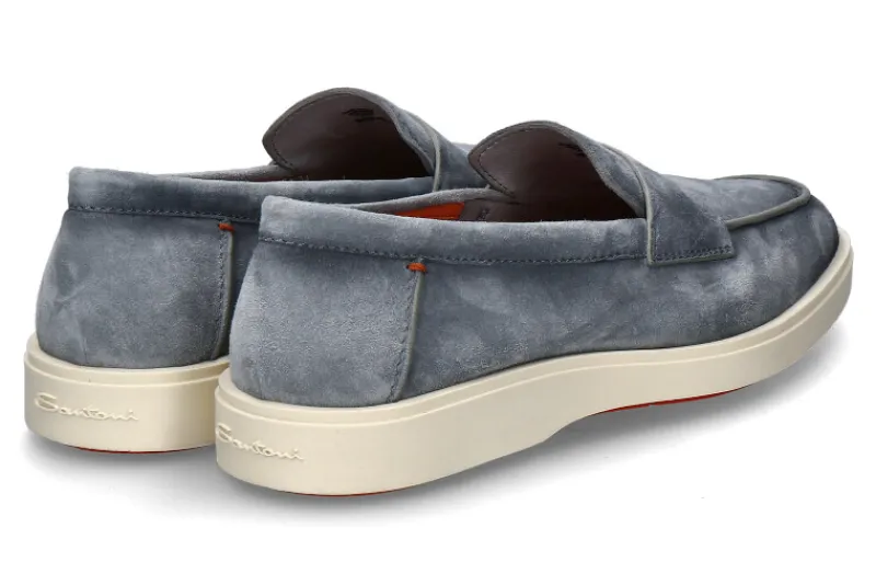 Herren Santoni Herren- Slipper REVOLVE- grey/grau