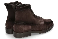 Herren Santoni Herren- Stiefelette gefüttert FLAIR-F VELOURSLEDER- dark brown/dunkelbraun
