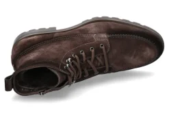 Herren Santoni Herren- Stiefelette gefüttert FLAIR-F VELOURSLEDER- dark brown/dunkelbraun