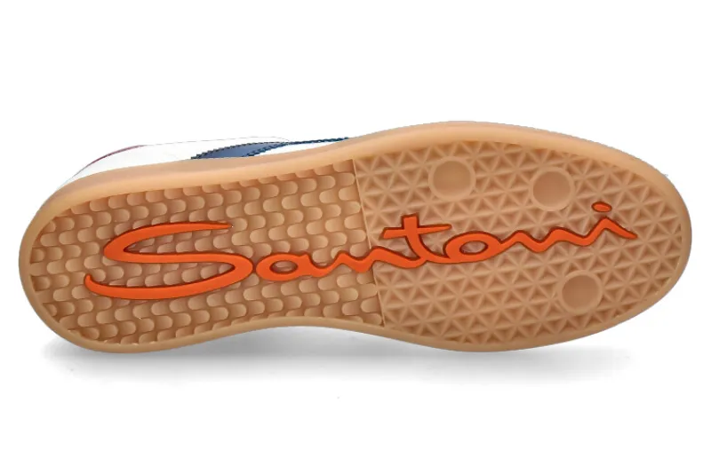 Herren Santoni Herren-Sneaker OLYMPIC- white/blue/red