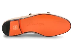 Herren Santoni Monk CARLOS VELOURS- beige/ braun