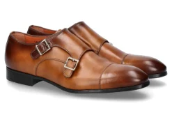 Herren Santoni Monk LEAHTER ANTIK BROWN (44½)