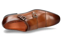 Herren Santoni Monk LEAHTER ANTIK BROWN (44½)