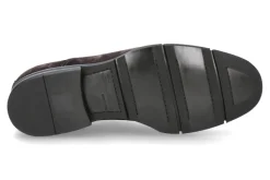 Herren Santoni Oxford VELOURS VINTAGE BLACK/GREY- schwarz/ Grau