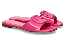 Damen Santoni Pantolette LACK FUCHSIA