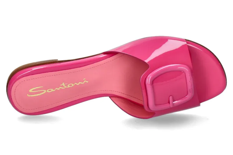 Damen Santoni Pantolette LACK FUCHSIA