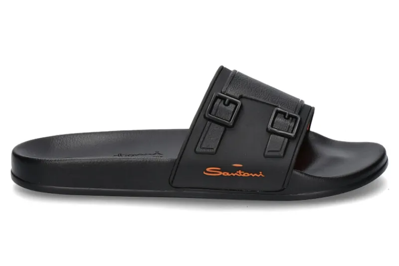Herren Santoni Pantolette NERO