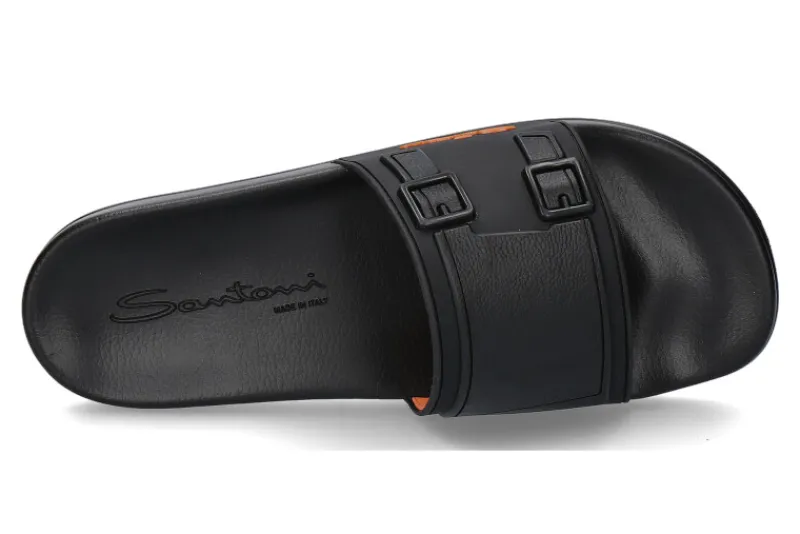 Herren Santoni Pantolette NERO