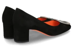 Damen Santoni Pumps VELOURS NERO- schwarz