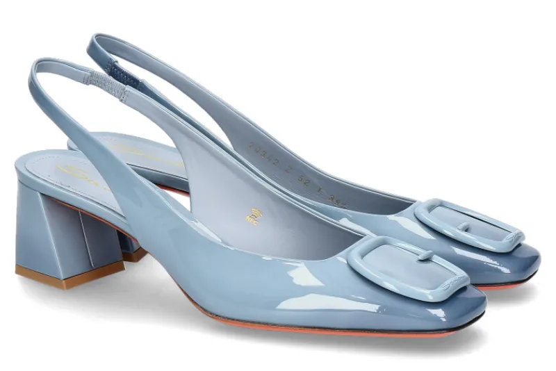 Damen Santoni Slingpumps LEMON- light blue