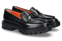Damen Santoni Slipper LEATHER NERO