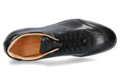 Herren Santoni Sneaker LEATHER BLACK (42)