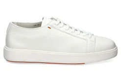 Herren Santoni Sneaker LEATHER WHITE