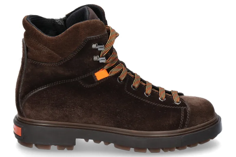 Herren Santoni Stiefelette CAMOSCIO DARK BROWN