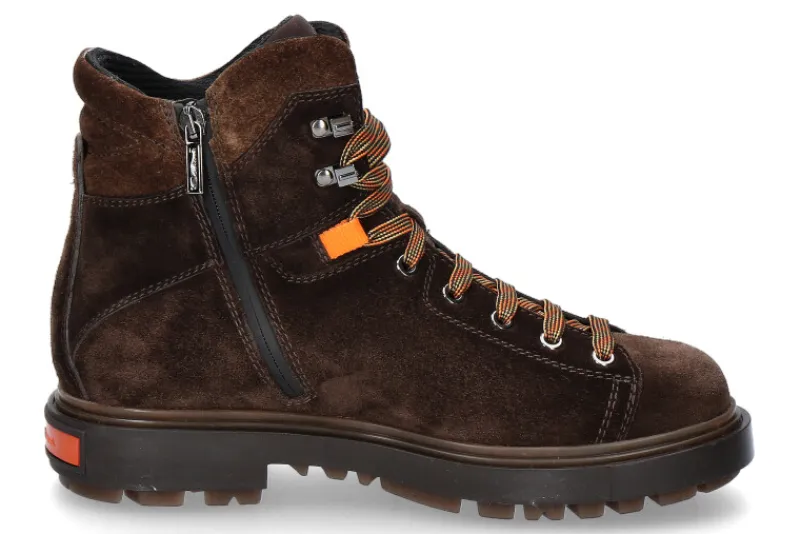 Herren Santoni Stiefelette CAMOSCIO DARK BROWN