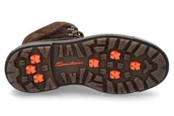 Herren Santoni Stiefelette CAMOSCIO DARK BROWN