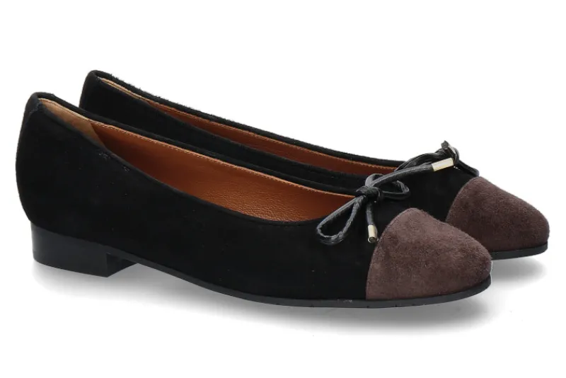 Damen ScarpaRossa Ballerina CAMOSCIO NERO T.MORO