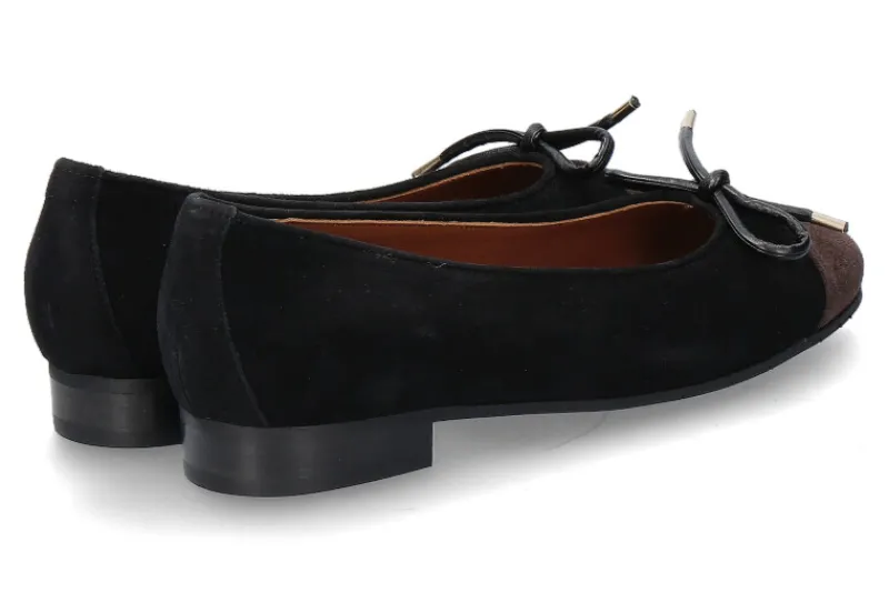 Damen ScarpaRossa Ballerina CAMOSCIO NERO T.MORO