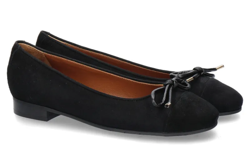 Damen ScarpaRossa Ballerina CAMOSCIO Nero