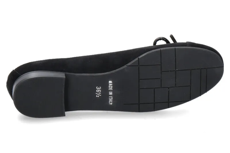 Damen ScarpaRossa Ballerina CAMOSCIO Nero