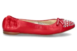 Damen ScarpaRossa Ballerina CAMOSCIO ROSSO ALASKA CRYSTAL (39)