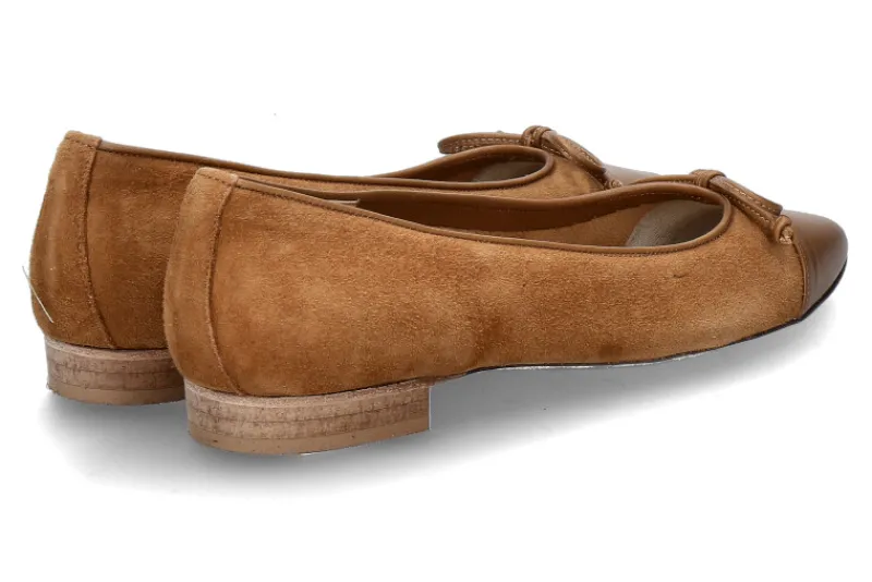 Damen ScarpaRossa Ballerina FLORY CAMOSCIO- soia/braun
