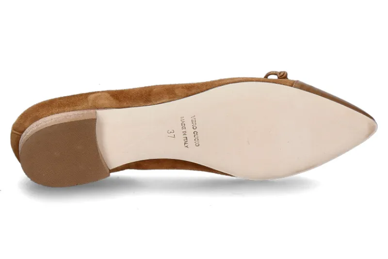 Damen ScarpaRossa Ballerina FLORY CAMOSCIO- soia/braun