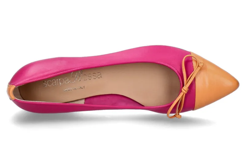 Damen Lorbac Scarparossa by Ballerina FLORY NAPPA- fuxia/amber