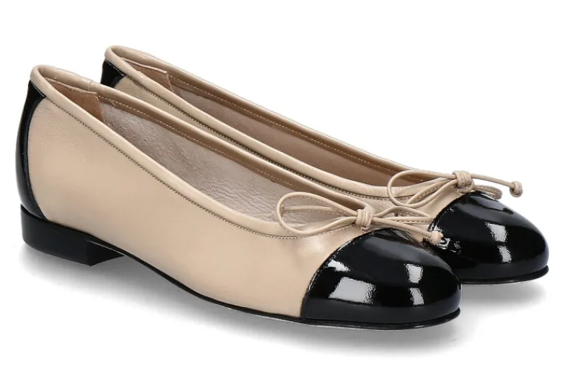 Damen Lorbac Scarparossa by Ballerina MOLLY NAPPA VERNICE- nude/ nero