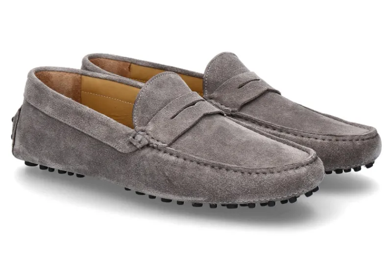 Herren ScarpaRossa Herren- Mokassin DRIVER VELOUR- grigio/grau
